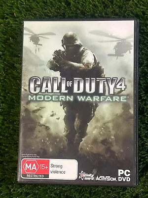 Call Of Duty 4 - Modern Warfare - Boxed - PC Game - PAL | Free Postage • $15.93