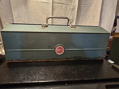 Vintage Toolbox-Wizard Western Auto Supply Company. With Inner Tray • $27.98