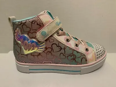 Twinkle Toes By Sketchers Magic-Tastic High Top Sneakers • £18.79