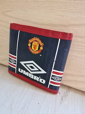 Classic Manchester United Umbro Bi-fold Wallet 1990's.   (used). • £20