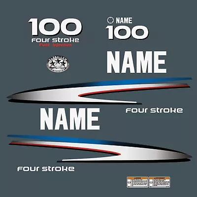 For YAMAHA F 100 Four Stroke Outboard.Vinyl Decal Set From BOAT-MOTO Sticker Kit • $78.36