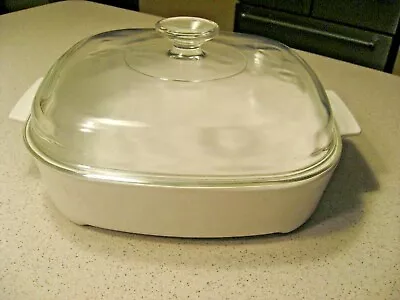 Vintage Corning Ware Microwave Browning Dish With Lid MW-A-10 With A-12-C Lid • $20