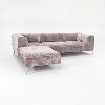 2022 Marcel Wanders For Moooi SSG Sofa So Good Sectional W Chaise In Dodo Pavone • $11500