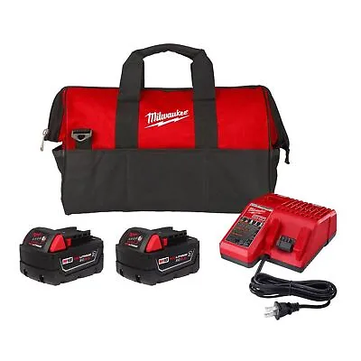 Milwaukee M18 Redlithium Xc5.0 Resistant Battery Starter Kit • $115