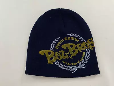 New Vintage Boz Bros Cycle Center Logo Knit Beanie Hat One Size Blue • $19.99