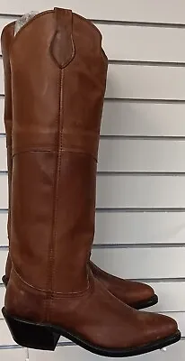 Size 10.5D Men's Motorcycle Tall Leg Cowboy Boots • $495