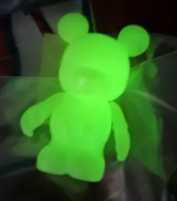 💥VINYLMATION Mickey Mouse CREATE YOUR OWN 3  Figure Disneyland GLOW IN THE DARK • $9
