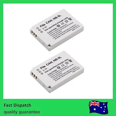 2X NB-5L NB5L Battery For Canon PowerShot S100 S110 SX200 SX210 IS SX230 HS • $21.96