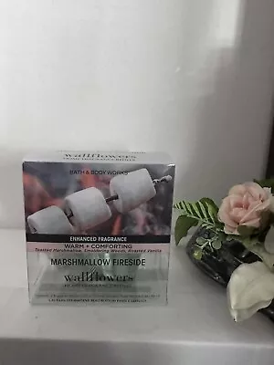 2 New MARSHMALLOW FIRESIDE Bath & Body Works Wallflower Refill Bulbs • $14.99