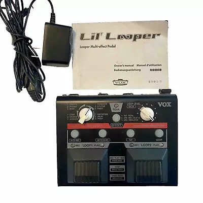 Vox VLL-1 Lil' Looper Guitar Or Mic Loop Pedal With Multi Effects W/Owner Manual • $129