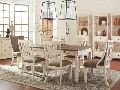 Traditional Dining Room Kitchen 7 Pieces Set NEW Rectangular Table Chairs IC1G • $1684.91