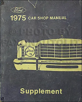 1975 Lincoln Shop Maintenance Manual  Town Car Mark IV And Continental Original • $22.99