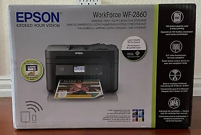 Brand New Epson WorkForce WF-2860 Wireless All-In-One Inkjet Printer • $179.95