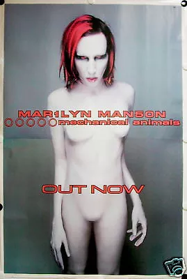 Huge MARILYN MANSON Mech. Animals + Free Cafe Poster! • $35