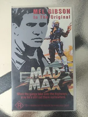 MAD MAX VHS Vintage MAD MAX Movie Clamshell VHS Mad Max Clamshell Video Tape • $10