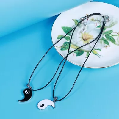  Bagua Yin Yang Necklace Best Friends Necklaces Vintage Pendant Magnetic Force • £7.99