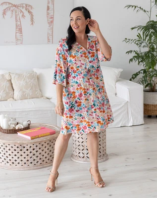 $59.95 • Buy Willow Dress In Floral Print By Freez Clothing*