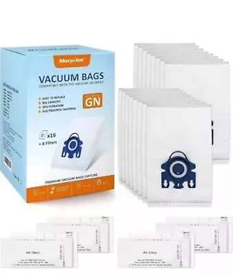 For Miele GN 3D Efficiency Vacuum Hoover Cleaner Dust Bags & Filters X 16  • £15