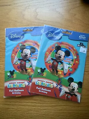 2 Pack Disney Mickey Mouse Club House Happy Birthday Balloon • $10.99