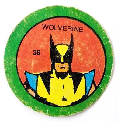 1980 Terrabusi Marvel Superheroes Wolverine Rookie RC Card Disc Pog #38 • £14.37