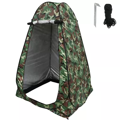 Pop Up Shower Tent Outdoor Camp Tent Privacy Shower Bag Toilet Changing Hiking • $27.90