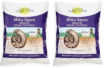 St. Gabriel 800802 20 Lb. Milky Spore Grub Control Spreader Mix - Pack Of 2 • $139.99