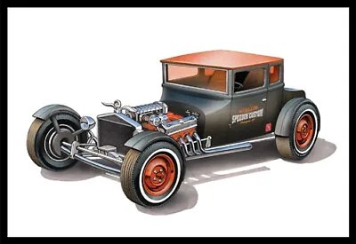 AMT 1:25 1925 Ford Model T Chopped Car | 2 Plastic Kits In 1! | Rat/Hot Rod • £39.99