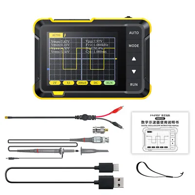 FNIRSI-DSO152 Handheld Mini Digital Oscilloscope 2.5MS/s 200kHz Bandwidth B0R0 • $31.99