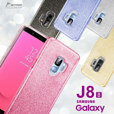 $5.99 • Buy Glitter Shining Bling TPU Jelly Gel Case Cover For Samsung Galaxy J8 2018