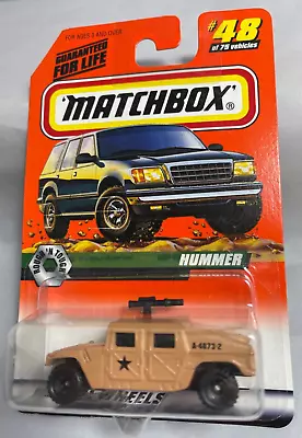 MATCHBOX  MILITARY   HUMMER   From 1998 COLL #48 Of 75 • $7