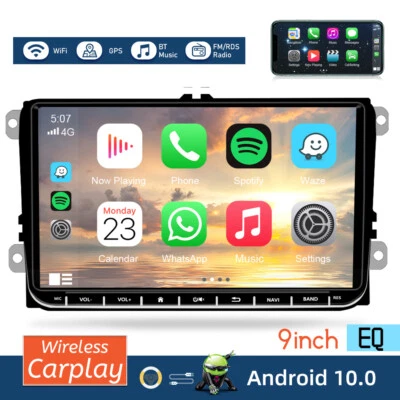 $79.99 • Buy For VW Volkswagen Jetta Passat 9  Android 10 Car Stereo Radio Apple Carplay GPS