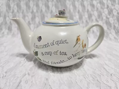 Hallmark Marjolein Bastin Nature's Sketchbook Ceramic Teapot Made In Indonesia • $17.54