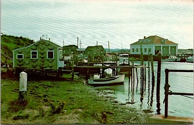 Coast Gaurd Station At Menemsha Martha's Vineyard Massachusetts - Postcard • $4.25