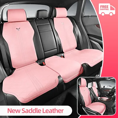$142.49 • Buy NEW Saddle Leather Car Seat Covers Full Set For Mitsubishi Triton Asx Outlander