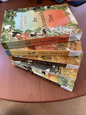 A Wrinkle In Time Quintet By Madeline L’Engle Complete 1-5 PB Set Like New • $18.95