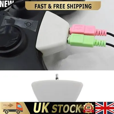Headphone Adapter 3.5mm Jack Microphone Earphone To 2.5mm For Xbox 360 • £4.99