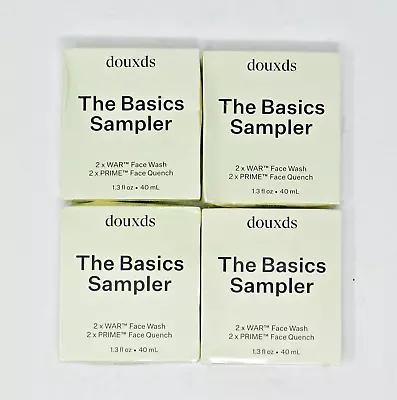 Douxds Prime Face Wash & War Face Quench The Basics Sampler Pack Set Of 4 Boxes • $29.96