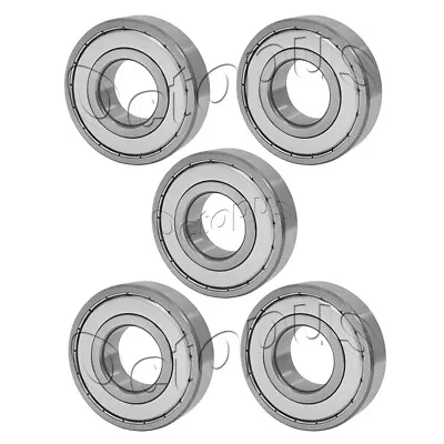 5PC R4 ZZ ABEC3 Metal Shielded Deep Groove Ball Bearing 6.35 X 15.875 X 4.97 Mm • $11.99