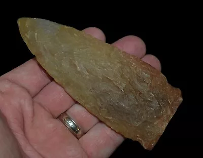 Archaic Blade Wisconsin Hixton Quartz Indian Arrowhead Artifact Collectible • $750