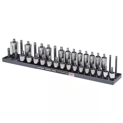 1/2 In. Drive Metric Socket Storage Tray Ratchet Wrench Post Organizer Holder • $15.99