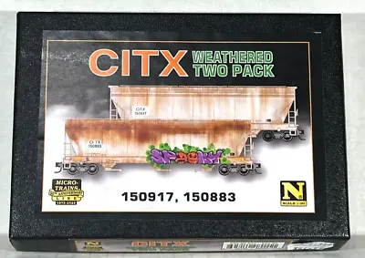 Micro-trains N Scale Weathered 2-pack Citx 99305027 • $74.80