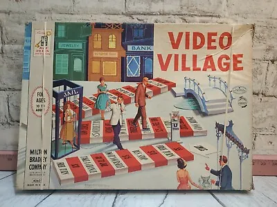 Vintage 1960 Video Village TV Game #4060 Milton Bradley Complete • $23.50