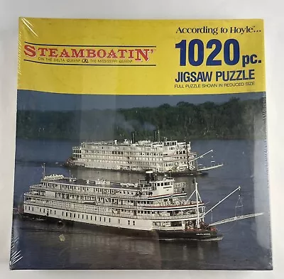 Steamboatin' On The Delta Queen & The Mississippi Queen 1020 PC Jigsaw Puzzle • $14.99