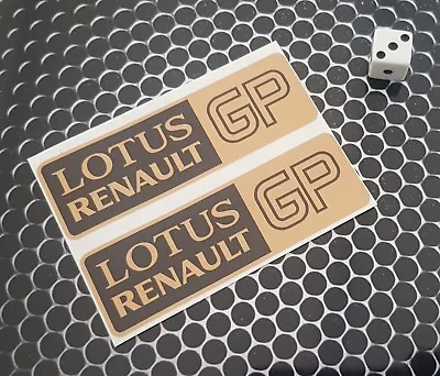 Lotus Renault GP Stickers X 2 F1 Formula 1 Decals Racing Stickers • £2.49