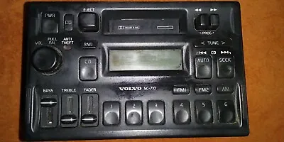 Vintage Volvo AM/FM Cassette Tape Player Radio SC-710 3533433-1 OEM W/ Code NICE • $64.99