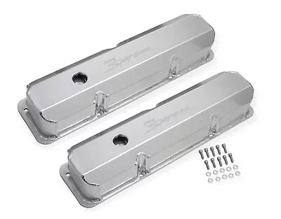 Holley Sniper 890001 Sniper Fabricated Aluminum Valve Cover - Ford FE - Silve... • $125.97