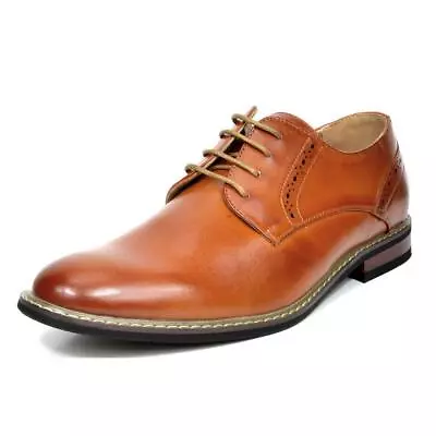 Men's Premium Leather Lined Dress Oxfords Classic Derby Shoes Wide Size 6.5-15 • $33.79