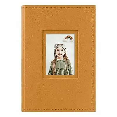 $25.48 • Buy Photo Album Christmas Vacation Memories For 300 4x6 Picture Pockets Suede Orange