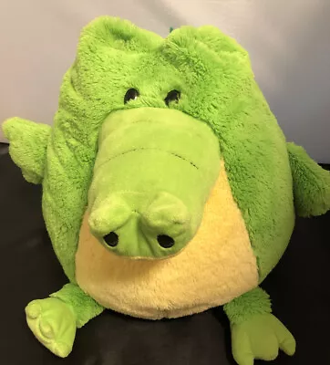 Jay At Play Mushable Pot Bellies Green Yellow Crocodile Microbead Alligator Toy • $149.88