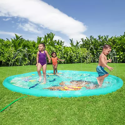H2OGO! Underwater Adventure 11' Sprinkler Pad Summer Fun Wading Pool • $10.99